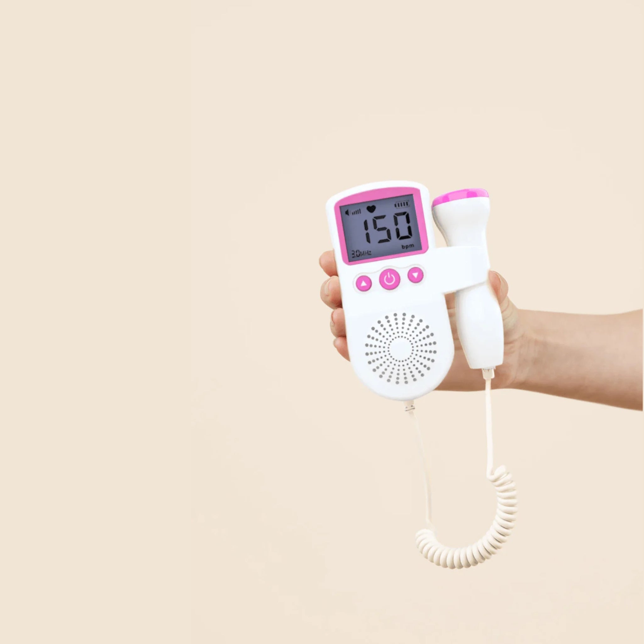 Lomera BabyBeat™ 2 - מוניטור ביתי בתקן רפואי לשמיעת פעימות הלב של התינוק